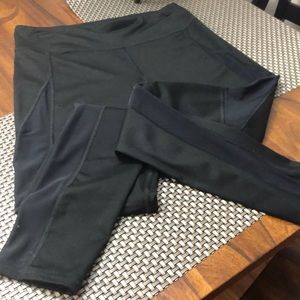 BLACK FABLETICS WITH CUT OUT SHEER
